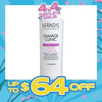 KERASYS - 3 Step Hair Clinic System Damage Clinic Nourishing Conditioner (For Damaged, Dry, Permed & Colored Hair) 750ml