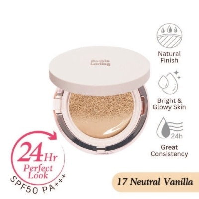 ETUDE Double Lasting Cushion Glow Foundation Neutral Vanilla 17N1 SPF50+ PA+++ 15g
