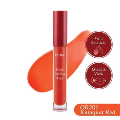 ETUDE Dear Darling Water Gel Tint Lip Gloss OR201 5g
