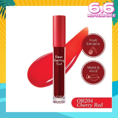 ETUDE Dear Darling Water Gel Tint Lip Gloss OR204 5g