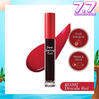 ETUDE Dear Darling Water Gel Tint Lip Gloss RD302 5g