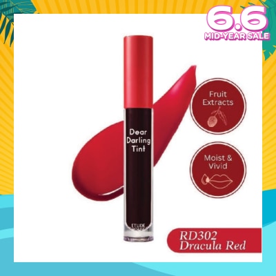 ETUDE Dear Darling Water Gel Tint Lip Gloss RD302 5g