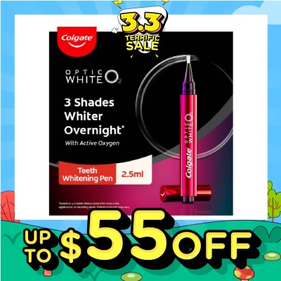 COLGATE Optic White O2 Teeth Whitening Pen 1s