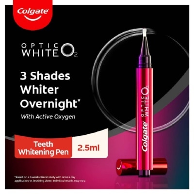 COLGATE Optic White O2 Teeth Whitening Pen (Whiten Your Teeth While You Sleep) 1s