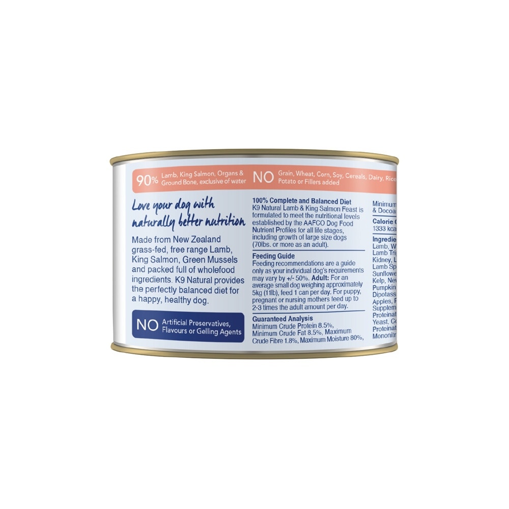 Lamb & Salmon Feast Canned Dog Food 170g image