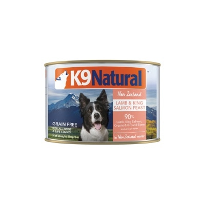 K9 NATURAL Lamb & Salmon Feast Canned Dog Food 170g image