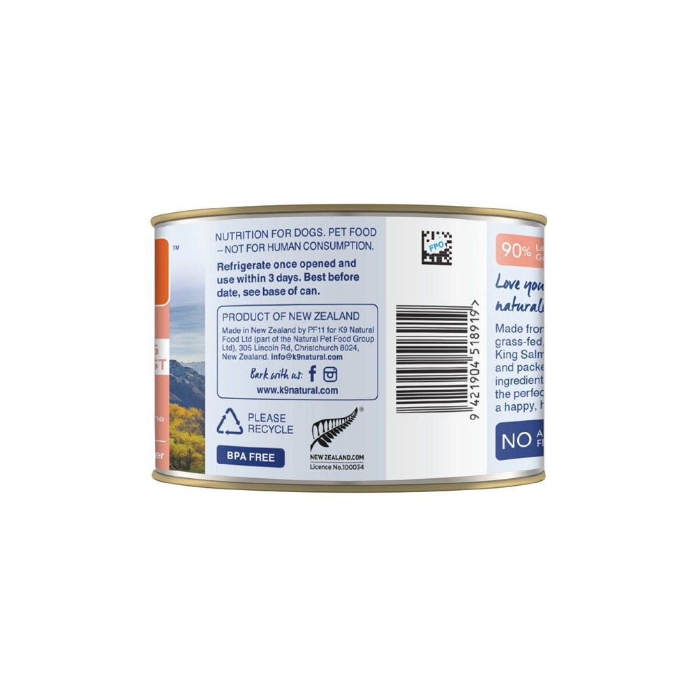 Lamb & Salmon Feast Canned Dog Food 170g image
