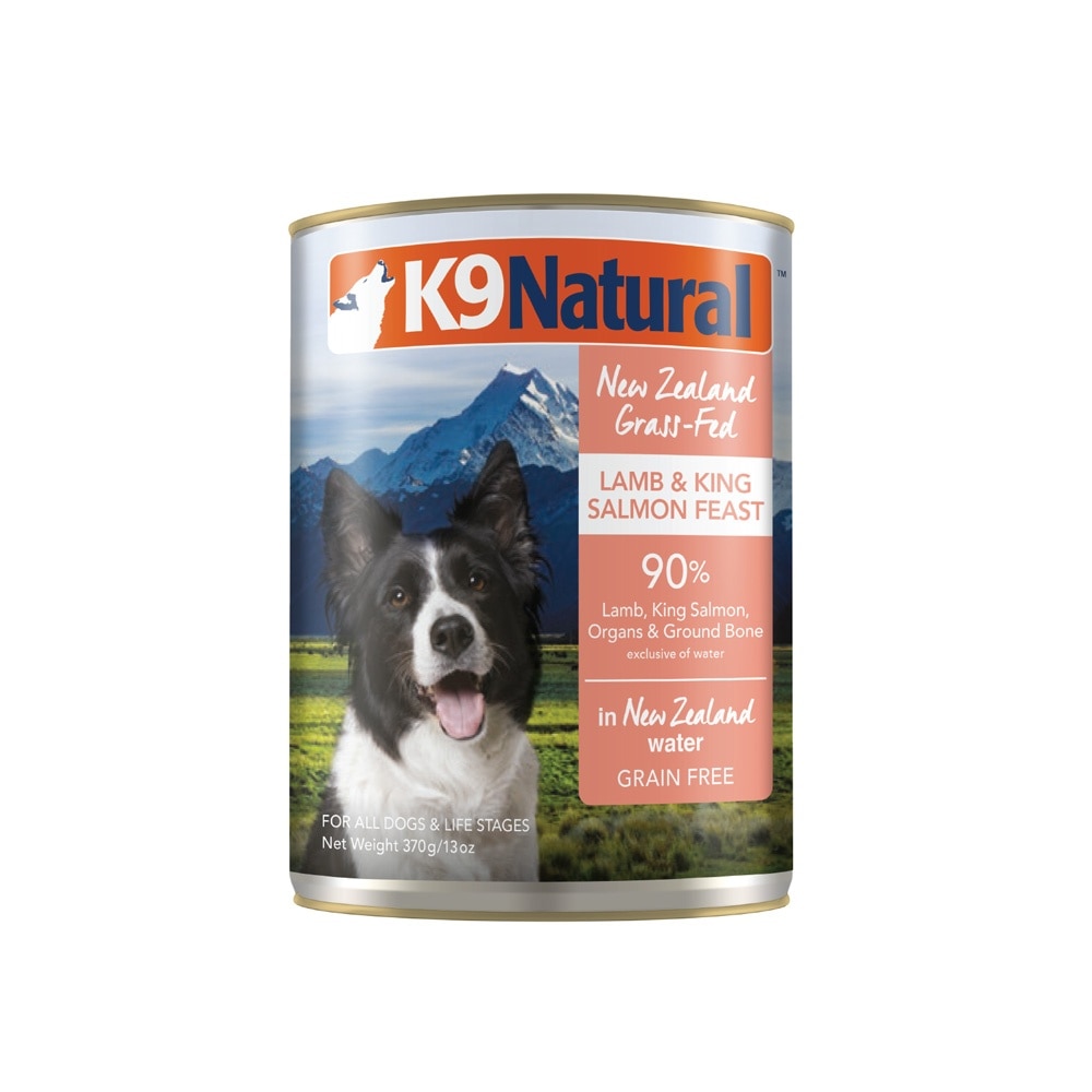 Lamb & Salmon Feast Canned Dog Food 370g image
