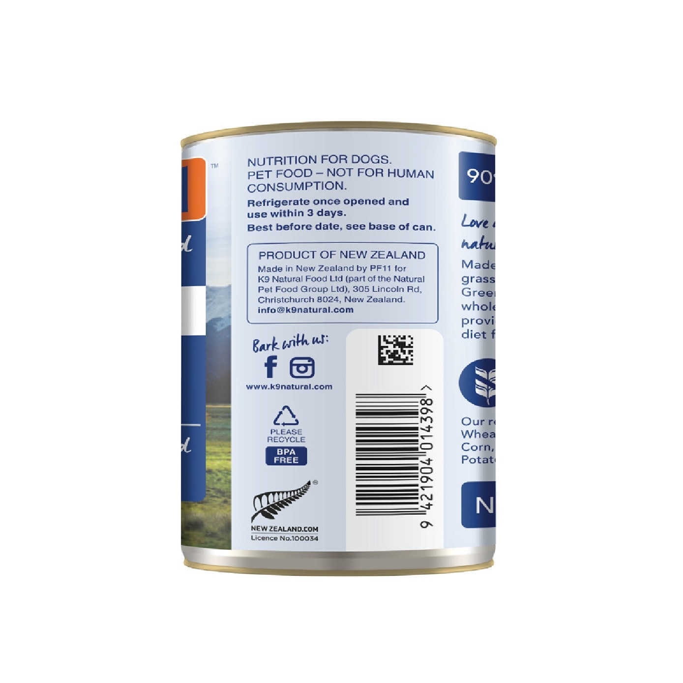 Beef & Hoki Feast Canned Dog Food 370g