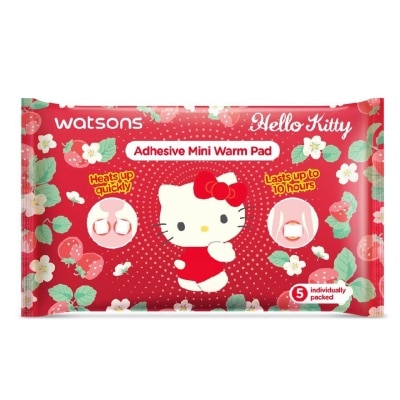 WATSONS Hello Kitty Adhesive Mini Warm Pad (Heats Up Quickly, Lasts Up to 10 Hours, Individually Packed) 5s