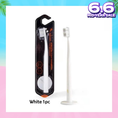 UKIWI Wide Ultra Clean Magnetic Anti-bacterial Toothbrush Black (Nano Magnetic Stand) 1s
