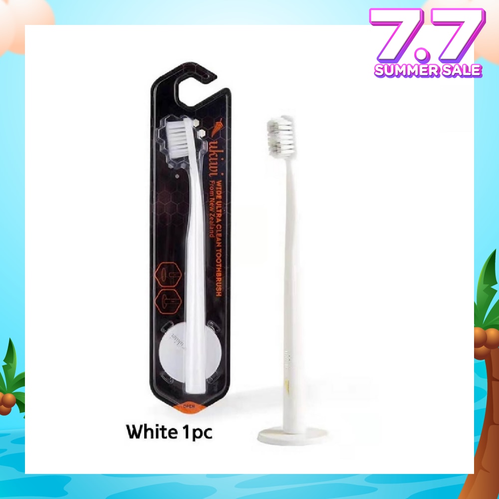 Wide Ultra Clean Magnetic Anti-bacterial Toothbrush Black (Nano Magnetic Stand) 1s