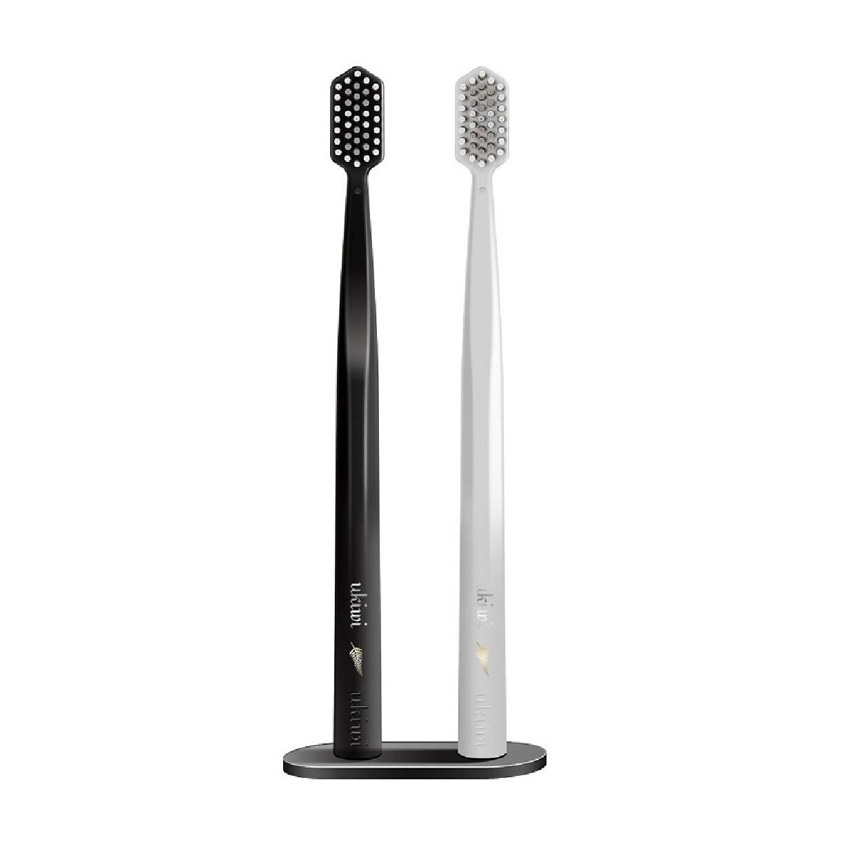 Wide Ultra Clean Magnetic Anti-bacterial Toothbrush Black (Nano Magnetic Stand) 2s