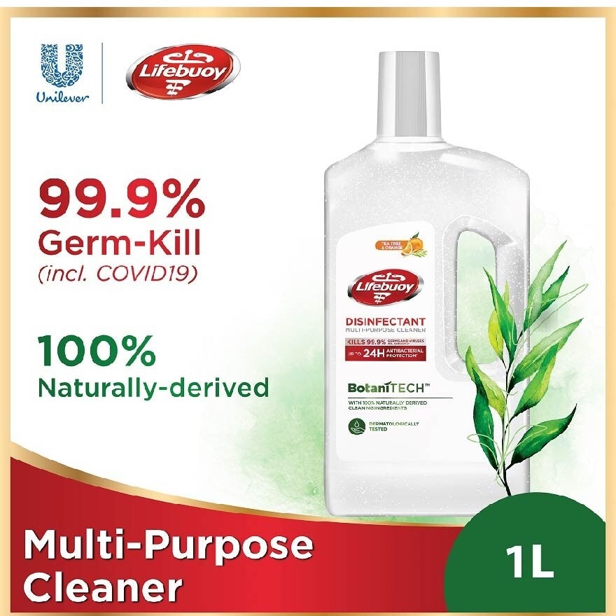 Lifebuoy Botanitech Tea Tree & Orange Multi-Purpose Cleaner 1000ml<BR>