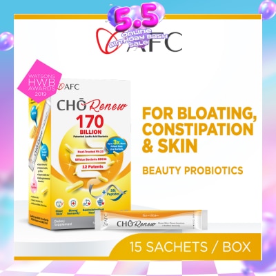 AFC - CHO Renew 170 Billion Beauty Probiotics Dietary Supplement Sachet 15s