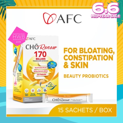 AFC CHO Renew 170 Billion Beauty Probiotics Dietary Supplement Sachet 15s
