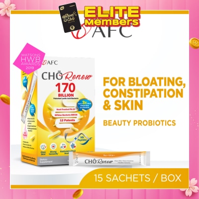 AFC CHO Renew 170 Billion Beauty Probiotics Dietary Supplement Sachet 15s