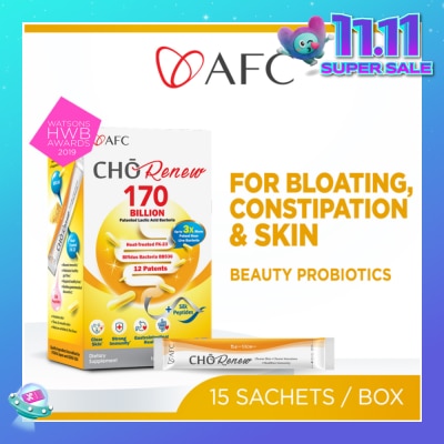 AFC CHO Renew 170 Billion Beauty Probiotics Dietary Supplement Sachet 15s