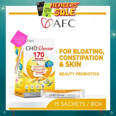 AFC - CHO Renew 170 Billion Beauty Probiotics Dietary Supplement Sachet 15s