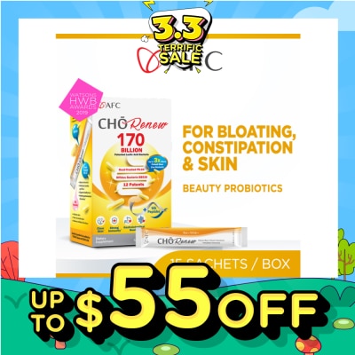 AFC CHO Renew 170 Billion Beauty Probiotics Dietary Supplement Sachet 15s