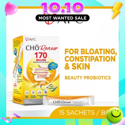 AFC CHO Renew 170 Billion Beauty Probiotics Dietary Supplement Sachet 15s image