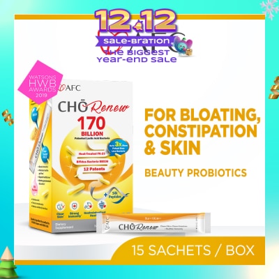 AFC CHO Renew 170 Billion Beauty Probiotics Dietary Supplement Sachet 15s