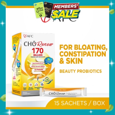 AFC CHO Renew 170 Billion Beauty Probiotics Dietary Supplement Sachet 15s image