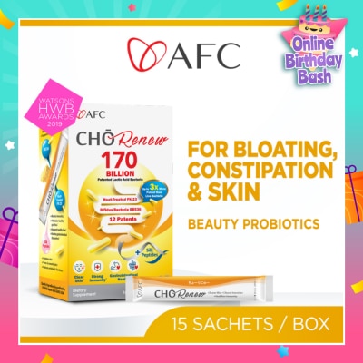 AFC CHO Renew 170 Billion Beauty Probiotics Dietary Supplement Sachet 15s