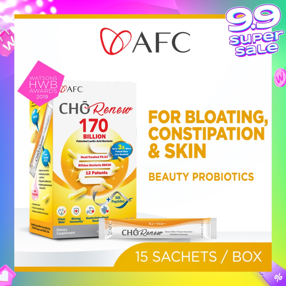 CHO Renew 170 Billion Beauty Probiotics Dietary Supplement Sachet 15s