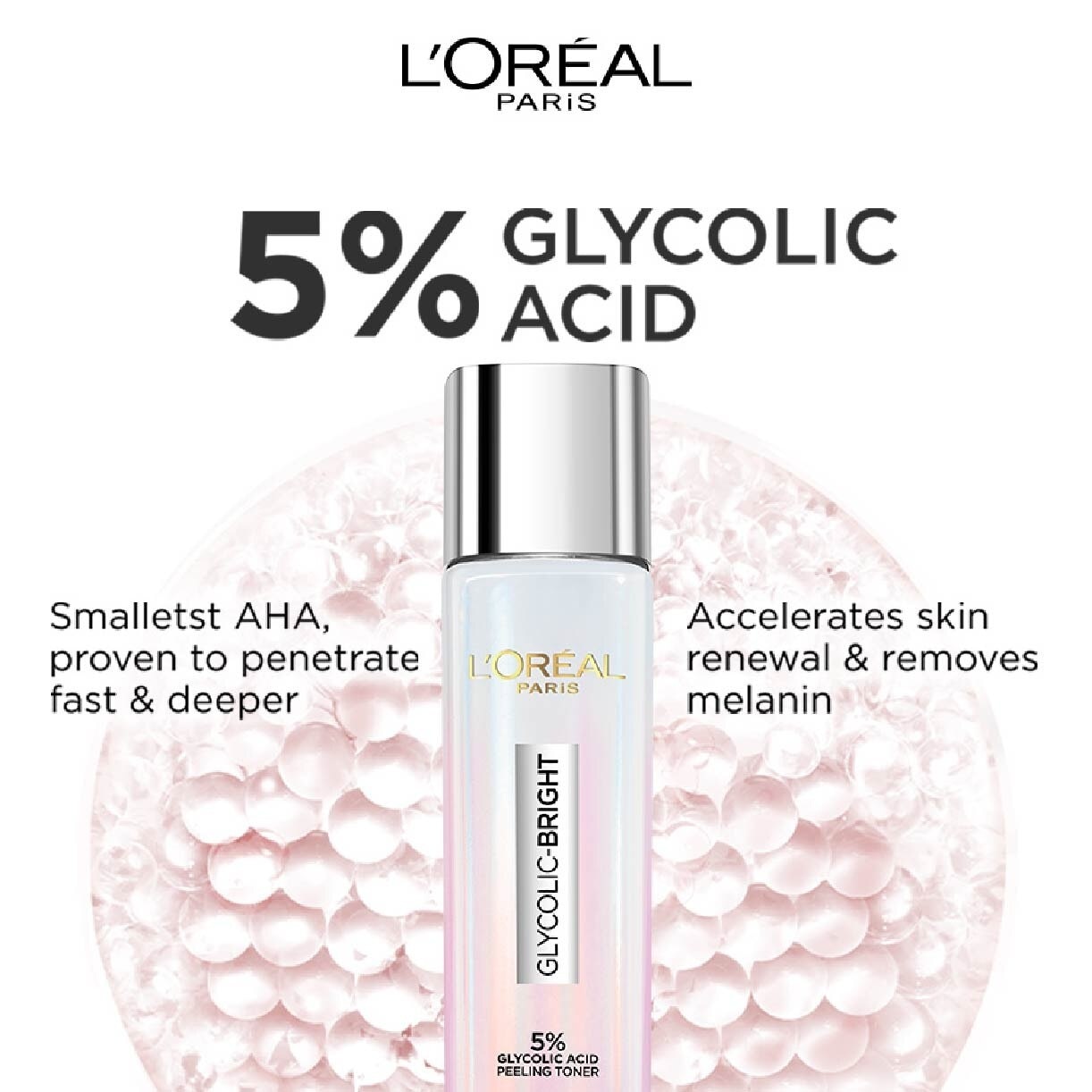 Glycolic Bright Peeling Water (With Brightening Glycolic Acid exfoliates) 128ml