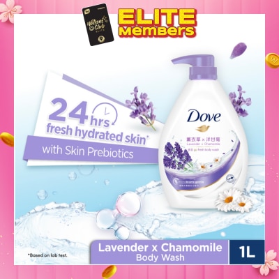 DOVE Dove Go Fresh Relaxing Lavender + Chamomile Hydration Body Wash 1000ml