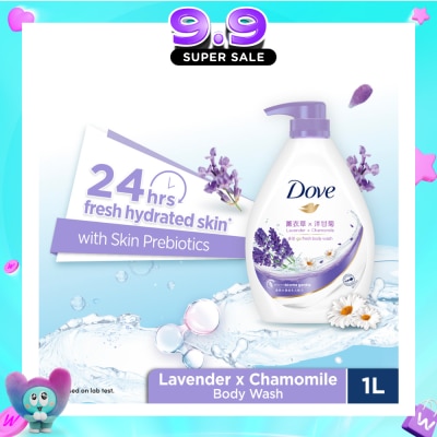 DOVE - Go Fresh Relaxing Lavender + Chamomile Hydration Body Wash 1000ml image