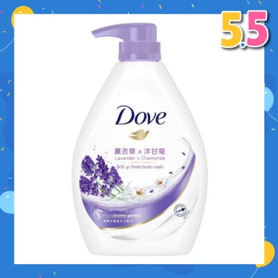 DOVE Dove Go Fresh Relaxing Lavender + Chamomile Hydration Body Wash 1000ml