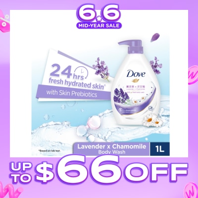 DOVE - Go Fresh Rose x Aloe Vera Body Wash 1000ml