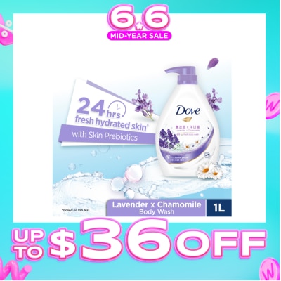 DOVE - Go Fresh Rose x Aloe Vera Body Wash 1000ml