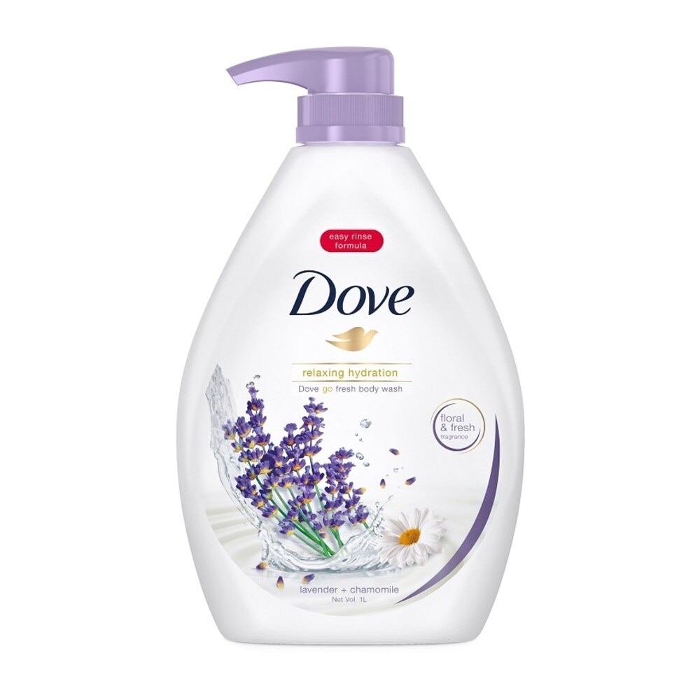 Dove Go Fresh Relaxing Lavender + Chamomile Hydration Body Wash 1000ml