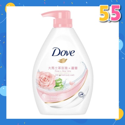DOVE Dove Go Fresh Rose x Aloe Vera Body Wash 1000ml
