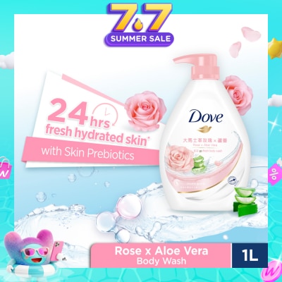 DOVE - Go Fresh Rose x Aloe Vera Body Wash 1000ml