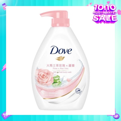 DOVE Dove Go Fresh Rose x Aloe Vera Body Wash 1000ml