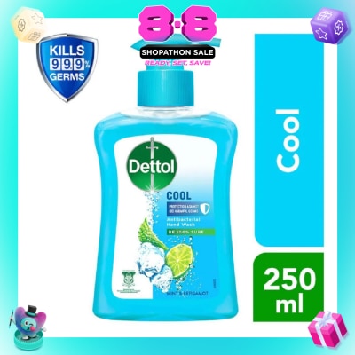DETTOL - Liquid Hand Wash Cool 250ml (Expiry: Apr`2027)