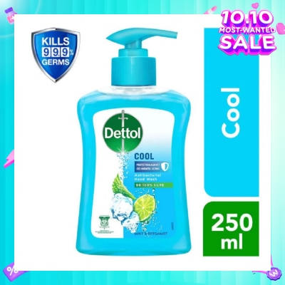 DETTOL Anti-Bacterial Liquid Hand Wash Cool (Kills 99.9% Germs) 250ml