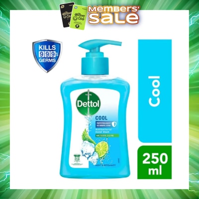 DETTOL - Anti-Bacterial Liquid Hand Wash Cool (Kills 99.9% Germs) 250ml