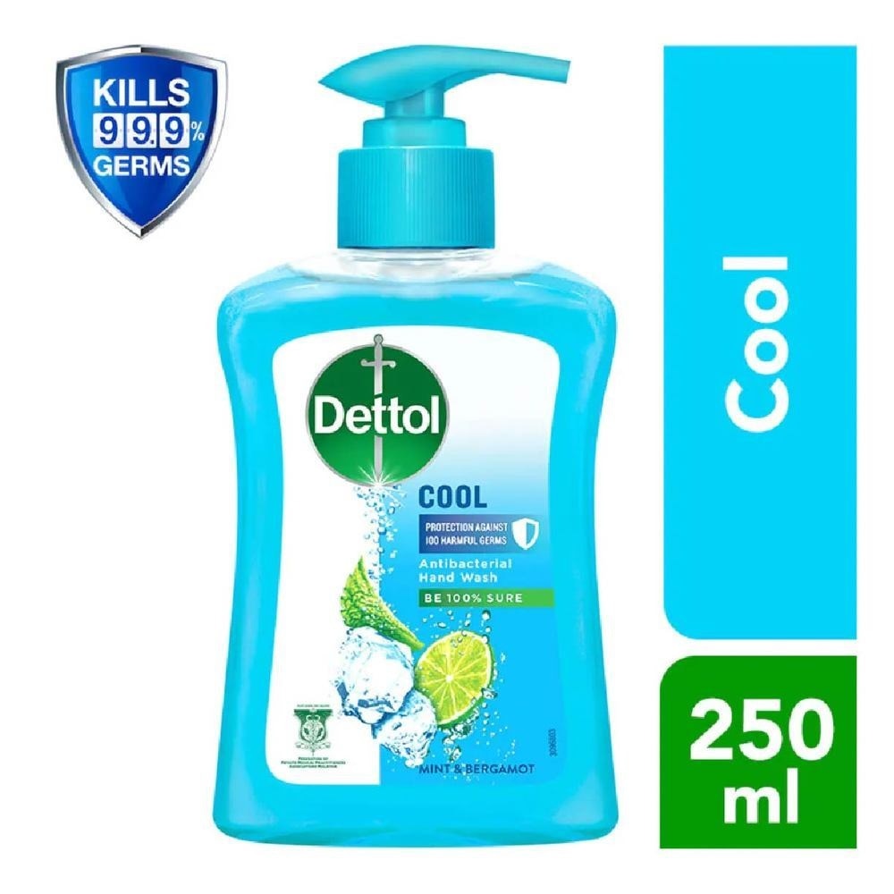 Anti-Bacterial Liquid Hand Wash Cool (Kills 99.9% Germs) 250ml