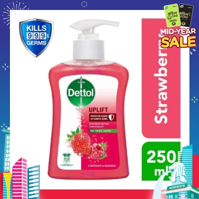 DETTOL Anti-Bacterial Liquid Hand Wash Strawberry (Kills 99.9% Germs) 250ml