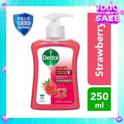 DETTOL Anti-Bacterial Liquid Hand Wash Strawberry (Kills 99.9% Germs) 250ml