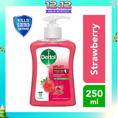 DETTOL Anti-Bacterial Liquid Hand Wash Strawberry (Kills 99.9% Germs) 250ml