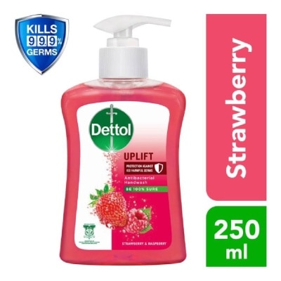 DETTOL Anti-Bacterial Liquid Hand Wash Strawberry (Kills 99.9% Germs) 250ml