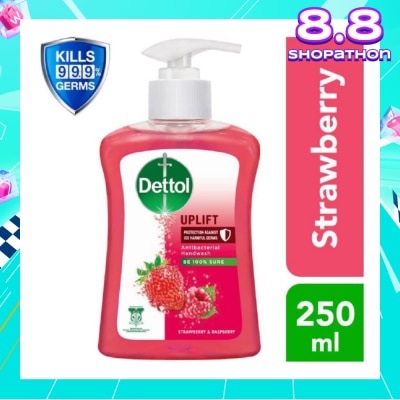 DETTOL Anti-Bacterial Liquid Hand Wash Strawberry (Kills 99.9% Germs) 250ml