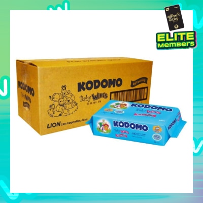 KODOMO Baby Wipes Refresh 70's x12 Carton