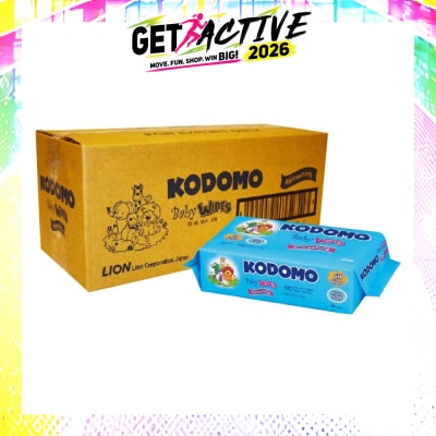 KODOMO - Baby Wipes Refresh 70's x12 Carton image